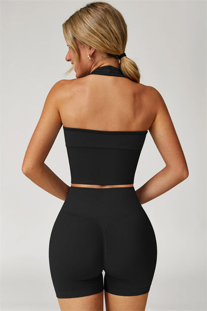 The Delight Halter Top Shorts 2-Piece Set