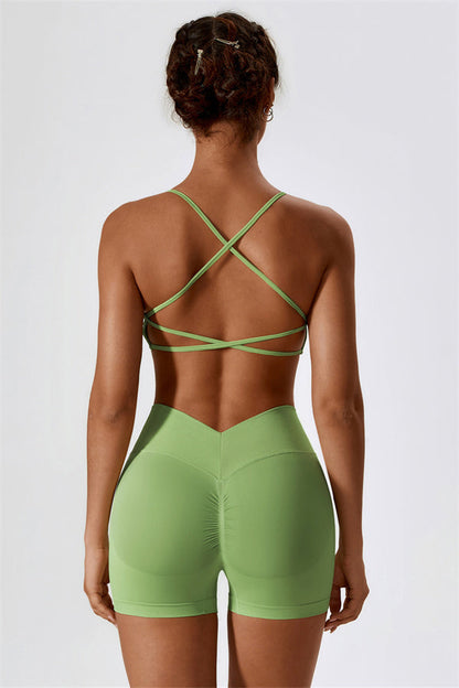 Nova Luxe Sports Bra Shorts 2-Piece Set