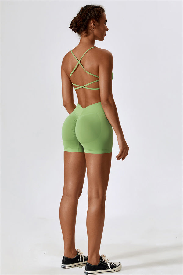 Nova Luxe Sports Bra Shorts 2-Piece Set