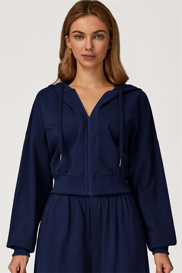 The Glacier Crop Hoodie Pants 2-Piece Set