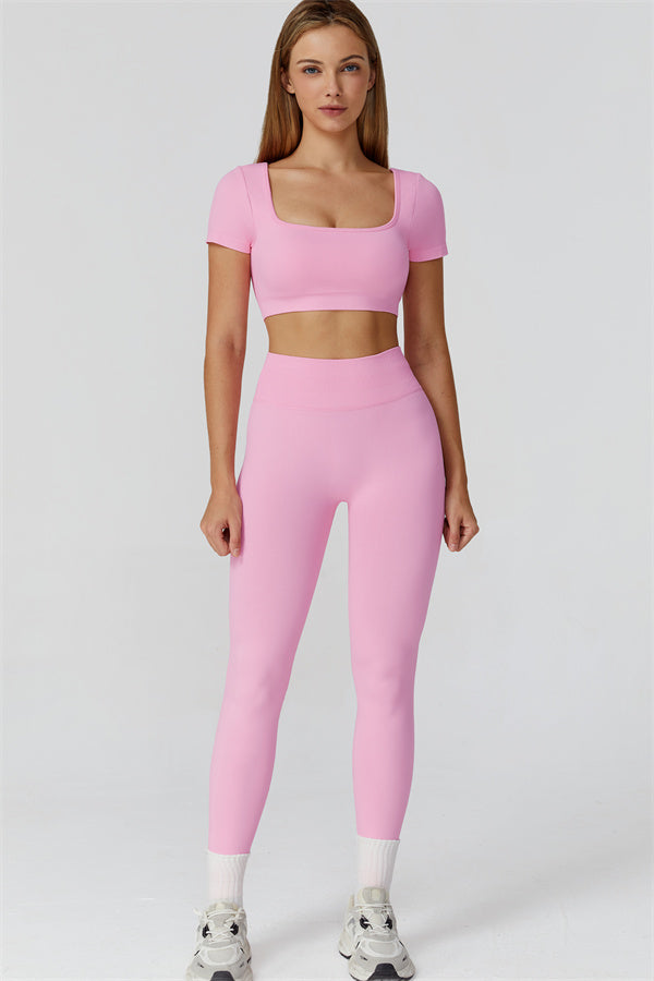 The Reign Crop Top Leggings 2-Piece Set