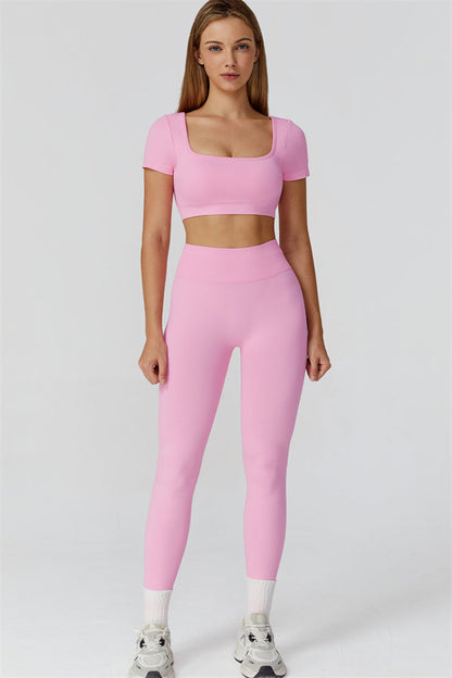 The Reign Crop Top Leggings 2-Piece Set