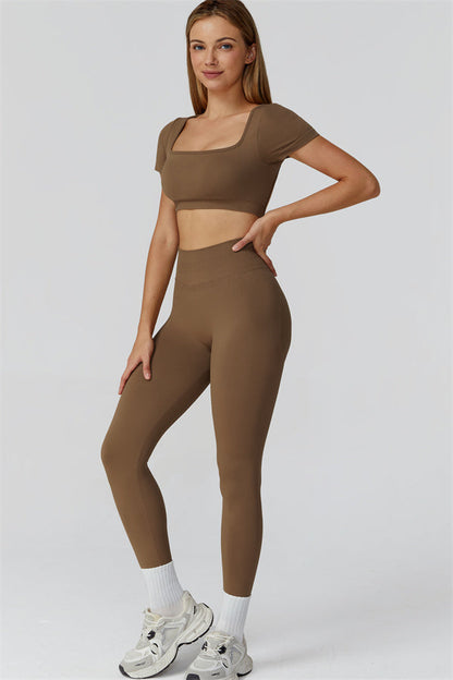 The Reign Crop Top Leggings 2-Piece Set