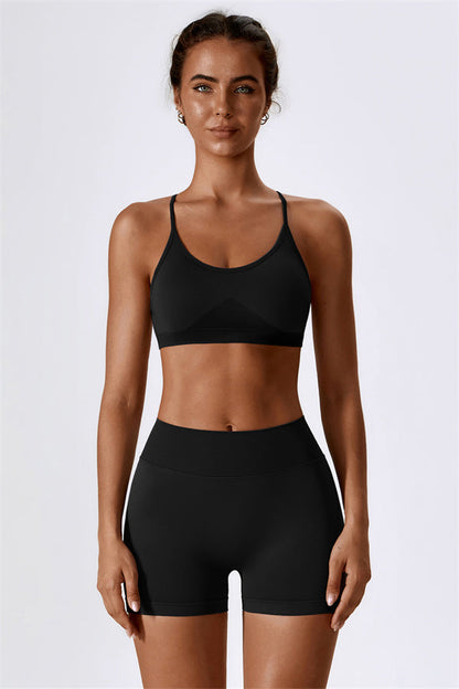 Nova Luxe Sports Bra Shorts 2-Piece Set