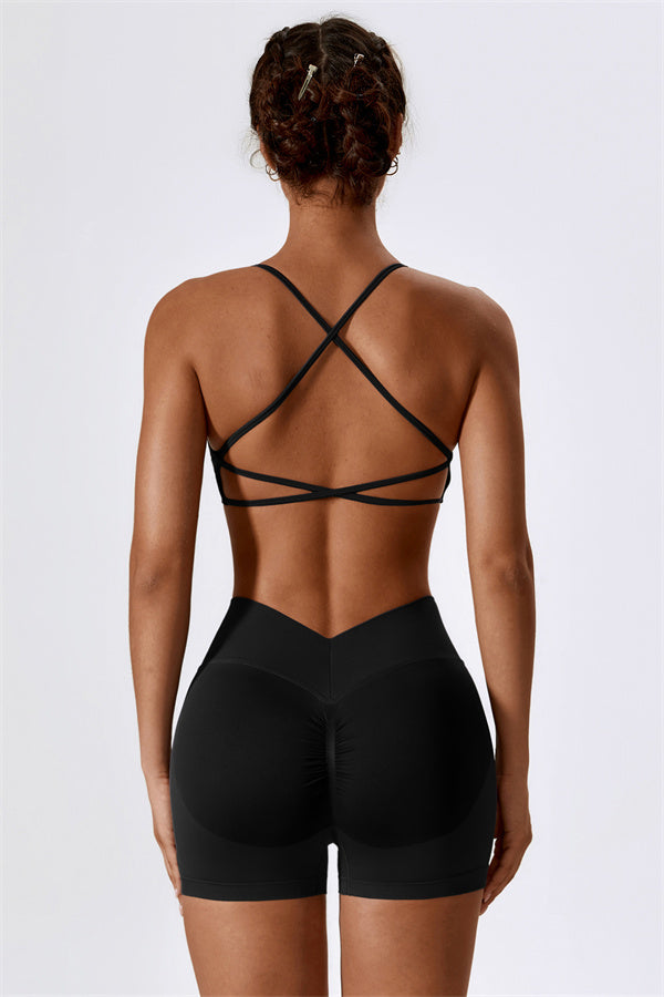 Nova Luxe Sports Bra Shorts 2-Piece Set