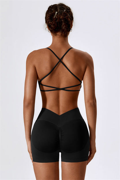 Nova Luxe Sports Bra Shorts 2-Piece Set