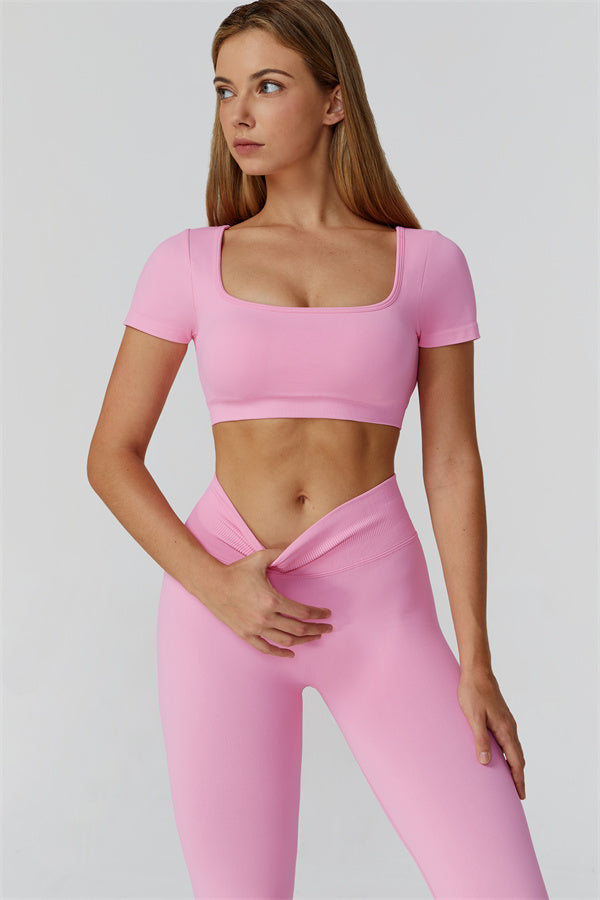The Reign Crop Top Leggings 2-Piece Set